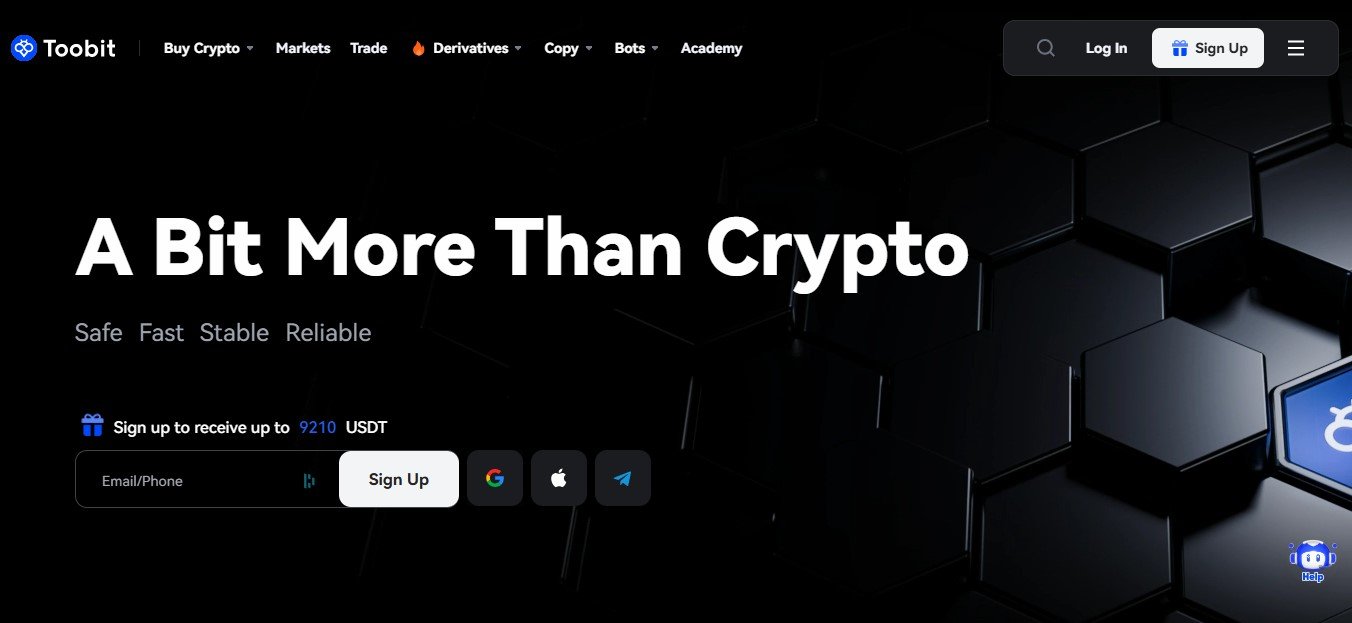 Toobit No KYC Exchange
